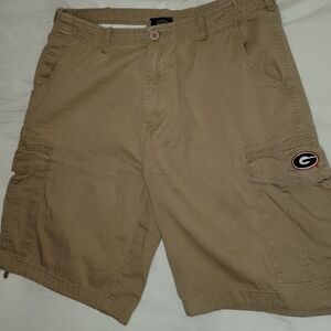 University Of Georgia J. America Men's Khaki Cargo Pants
